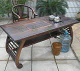 特价实木茶桌椅组合松木仿古中式茶台茶几古典功夫茶桌茶艺茶道桌