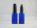30ML蓝色精油瓶玻璃瓶配电化铝喷头 喷雾瓶/乳液瓶 化妆水瓶
