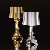现代简约大师设计台灯卧室床头透明金银色台灯米兰意大利台灯具