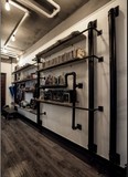 美式复古 Loft工业风格 水管置物架壁挂架咖啡店装饰架个性书架