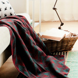 冬季美式沙发休闲毯子毛毯羊毛绒办公室午睡毯空调毯加厚披肩