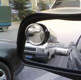 凸镜 小圆镜 可旋转反光镜 汽车后视镜倒车镜 非平面镜 一对装
