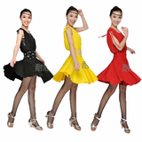 2016春夏季gcw广场舞服装新款拉丁舞裙子女成人连衣裙舞蹈演出服