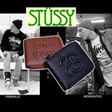 2015新款日本stussy logo 复刻钱包 荷包银包