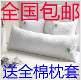 包邮全棉赛蚕丝双人枕 单人枕双人枕头枕芯长枕芯1.2 /1.5米1.8米