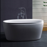 亚克力浴缸独立式浴缸普通小浴缸小户型普通浴缸1.3米/1.5米浴缸