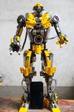 全金属铁艺变形金刚机器人4模型大黄蜂汽车人创意摆设礼物工艺品