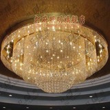 圆球形客厅餐厅led水晶灯别墅大型酒店工程售楼大堂吸顶吊线灯具