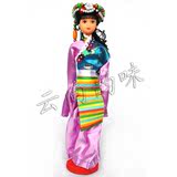 云南少数民族特色娃娃摆件 56民族手工艺品人偶出国创意礼品 藏族
