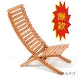 爆款便携沙滩椅折叠午睡椅靠背椅室内室外休闲实木躺椅