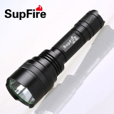 正品SupFire强光手电筒神火C8充电远射T6防身远射LED骑行防水LED
