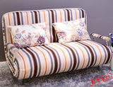 促销简约现代多功能实木沙发床折叠沙发床1.5米双人1.2米单人创意