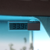 爱车族 汽车温度计电子表车用温度表车载温度计吸盘 汽车用品超市