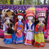新款56个民族娃娃工艺品云南纯手工土布娃娃创意礼品 厂家批发