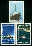 297 外国盖销邮票罗马尼亚1997年豪华客轮(3枚)