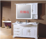 1.1米田园风格欧式浴室柜 手工雕刻仿古浴室柜特价xnd-120