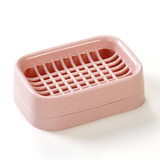 【天猫超市】茶花塑料肥皂盒  时尚卫生皂盒 香皂盒 颜色随机2213