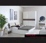 特价定制板式床宜家床软包床高箱储物床现代双人床单人床1.8米1.5