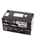 DVI切换器2进1出2口自动USB KVM切换器 高清DVI接口KVM 音频
