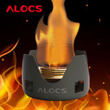 ALOCS爱路客 户外便携气化液体酒精炉子 固体酒精炉头炉具 便捷炉
