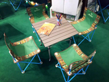 火枫BLACKDEER/黑鹿户外便携铝合金桌子儿童野餐桌自驾游露营桌椅