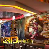 3D LOL英雄联盟网吧网咖游戏背景主题墙吊顶无纺布墙纸无缝壁画