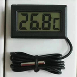 电子温度计数显温度计数字温度计鱼缸冰箱水温表测温仪带防水探头