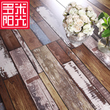 多米阳光米混彩艺术拼银光拉丝亚光面个性复古地板强化复合木地板