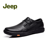 JEEP/吉普男鞋新款舒适休闲鞋头层真皮低帮系带皮鞋JS301