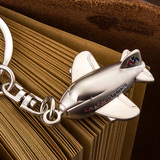 创意小飞机系列钥匙扣 创意汽车钥匙圈 金属钥匙链男士女士挂件