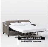 简约现代沙发宜家三人1.8米床多功能卧室客厅可折叠布艺沙发床
