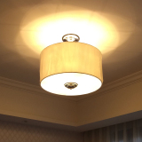 K9水晶LED现代简约吸顶灯 卧室餐厅入户花园门厅楼梯书房布艺吊顶
