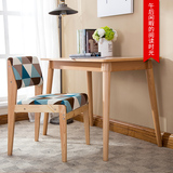 欧式实木餐椅现代简约休闲椅子创意售楼处洽谈桌椅时尚书桌椅家用
