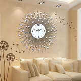 久久达钟表挂钟客厅现代简约欧式创意时尚夜光时钟卧室静音石英钟