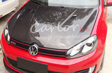 卡乐汽车配件 大众高尔夫6 GTI R20 REVOZPORT碳纤维头盖机盖