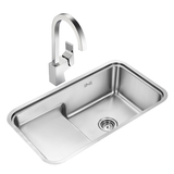 厨房304不锈钢专利多功能按压加厚特价双水槽进口配件套餐洗菜盆