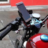 用骑行固定手机架装备最牢固摩托车手机支架自行车导航夹电动车通