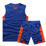 新款两面穿篮球服男运动比赛队服训练球衣无袖背心大码定制印字号