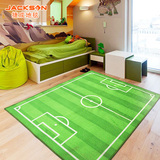 捷成 儿童地毯 儿童房卧室客厅床边卡通足球场 环保爬行垫地毯