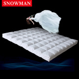Snowman/斯诺曼 羽绒床垫1.8m 双人加厚鹅绒褥子 酒店榻榻米床褥