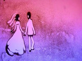 浪漫婚礼沙画 爱情故事 婚礼婚庆通用版led大屏幕视频背景VJ1012