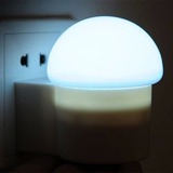 创意节能蘑菇光控感应插电卧室床头led插座台灯婴儿房小夜灯壁灯