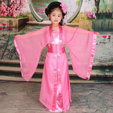 儿童礼服春古装公主贵妃装女童表演服装唐装汉服影楼童装七仙女裙