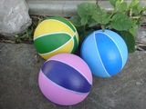 公司直销充气足球 沙滩皮球 打气玩具球批发 西瓜球 按摩球三色球