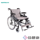 康扬轮椅KM-8520X折叠便携老人残疾人手推轮椅 铝合金代步轮椅车
