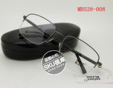 Montblanc万宝龙近视镜高端商务平光男士眼镜架配镜半框金属MB528