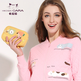 HIKOSEN CARA卡拉猫韩版帆布女手拿包小手提包零钱收纳化妆手机包