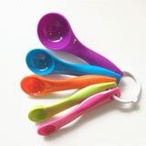 烘焙工具 彩色量勺 5件套装 组合量勺 带刻度量匙 汤匙茶匙调料勺