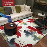 圣瓦伦丁 进口地毯客厅现代简约家用抽象 沙发茶几卧室时尚宜家