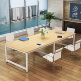 办公家具简约时尚现代个性创意小型白色烤漆会议桌洽谈长桌